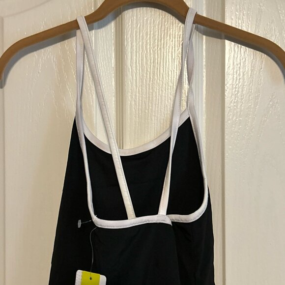 Nautica Competition Dress Small Black Sleeveless Attached Shorts NWT Retail $69 - Picture 5 of 11